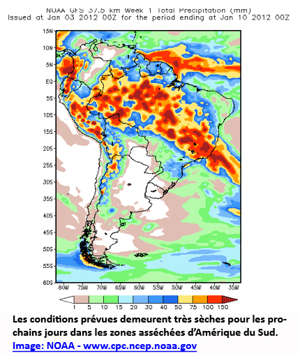South America Drought 3 jan 12